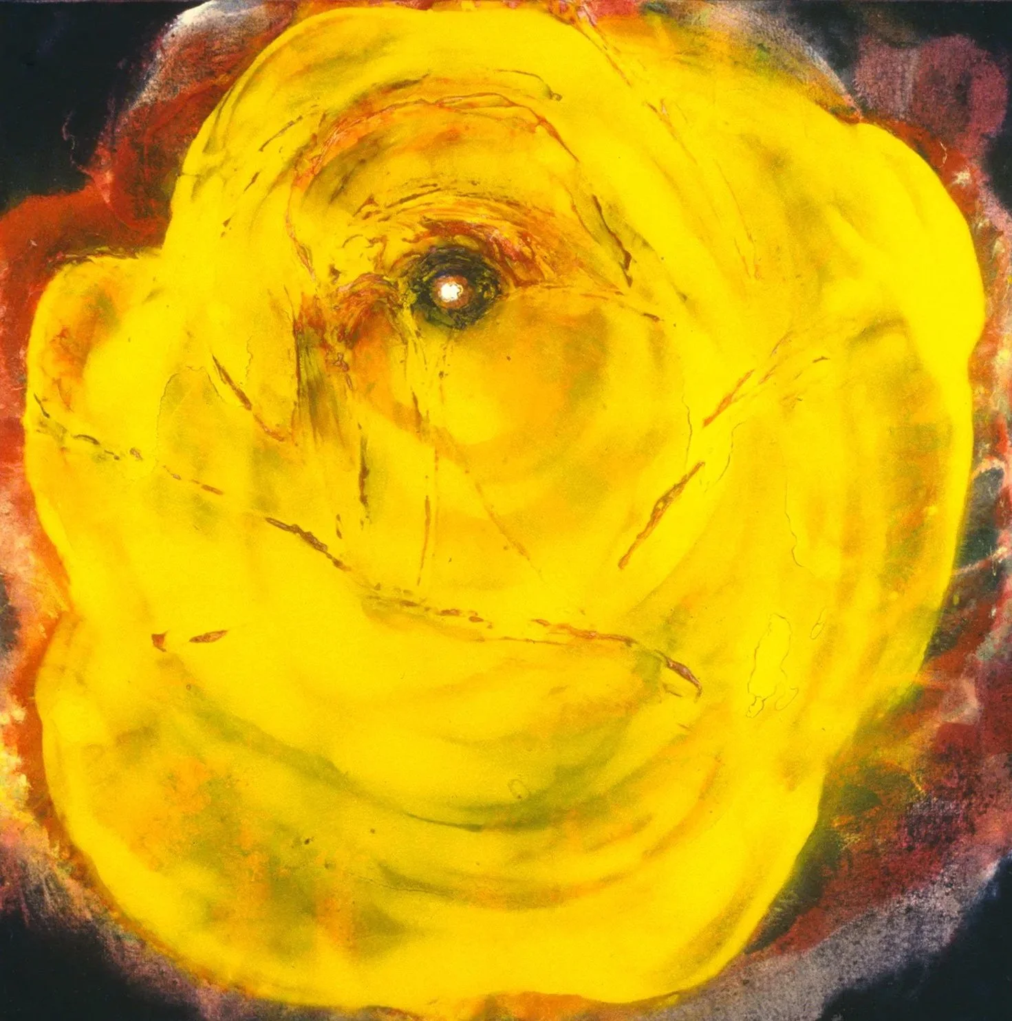 The Unfolding Star Calls Upon the Shepherd, 91.44x91.44cm (36 x 36 inches) mixed media