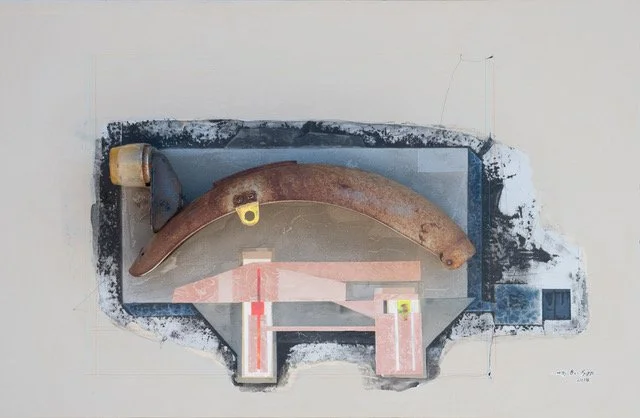 American history 32x50inches (81.28x127cm) Mixed media on wood