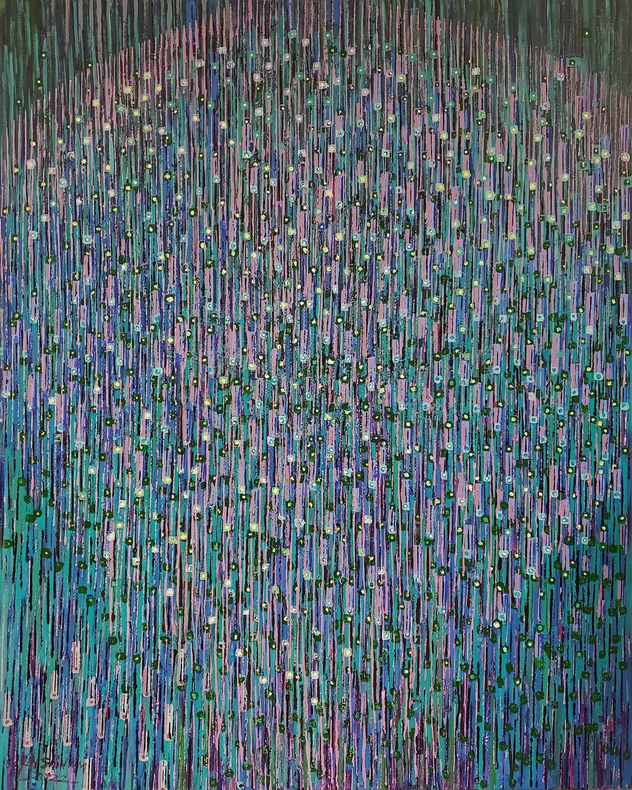 At this moment 2022-N0 30, Acrylic on Canvas 120 x 150 cm (47.24 x 59.05 incheds)