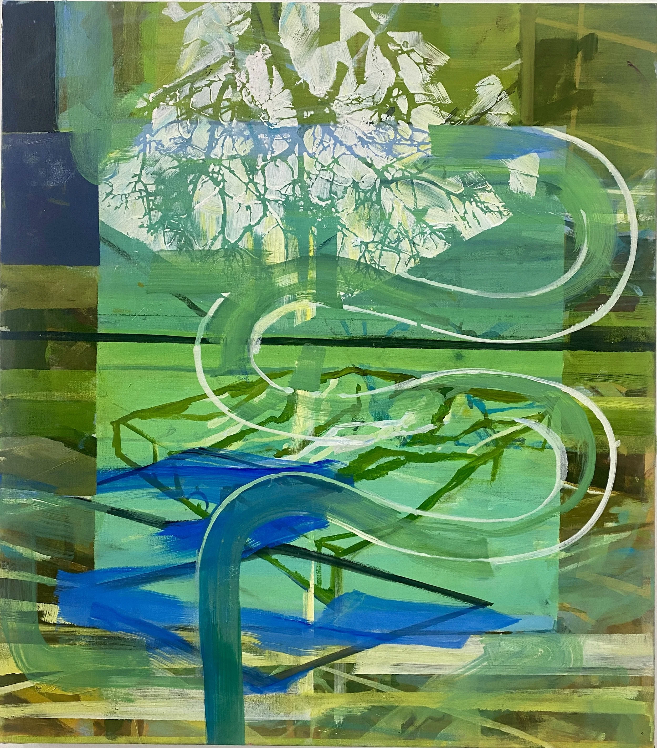 Aquifer, 2025, Oil on canvas 34 x 30 inches
