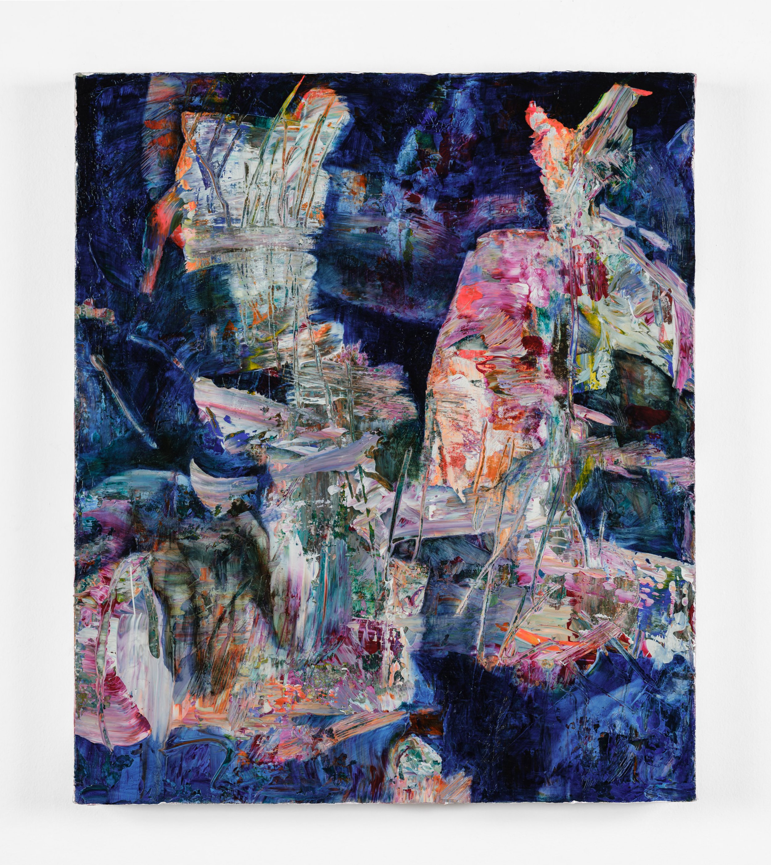 Skin-to-Skin 24.2, 2024, Oil and acrylic on canvas, 26 x 22 inches
