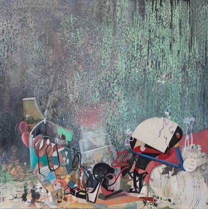  Under My Skin, 2022, 44 x 44 inches