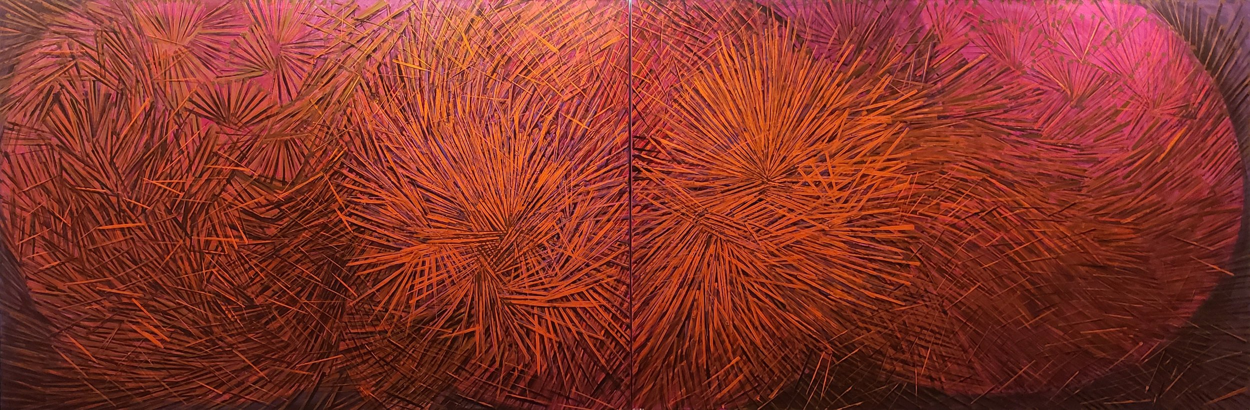 “At this moment 2020-No. 24,” Acrylic on Canvas 180cm x 120cm (70.87” x 47.24”)