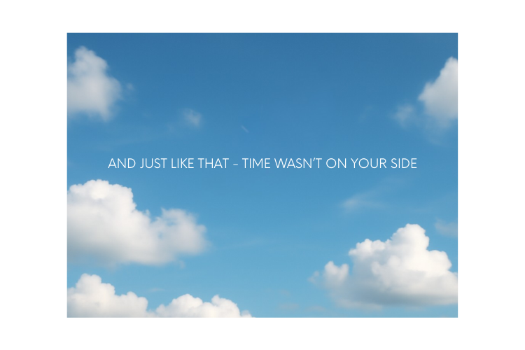 Time is on your side. Well... not so fast.