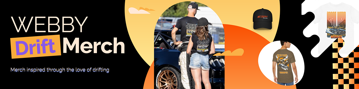 Webb 45 Racing merch webby drift Merchandise, drifting, mustang drift ...