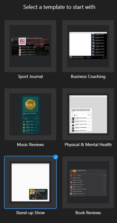 Elfsight podcast player style options