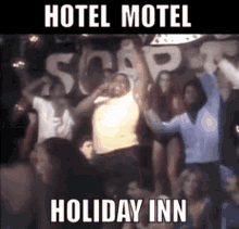 the Sugar Hill Gang "Hotel Motel Holiday Inn" animated gif