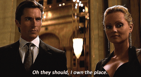 Bruce Wayne "I own the place" Batman Returns gif