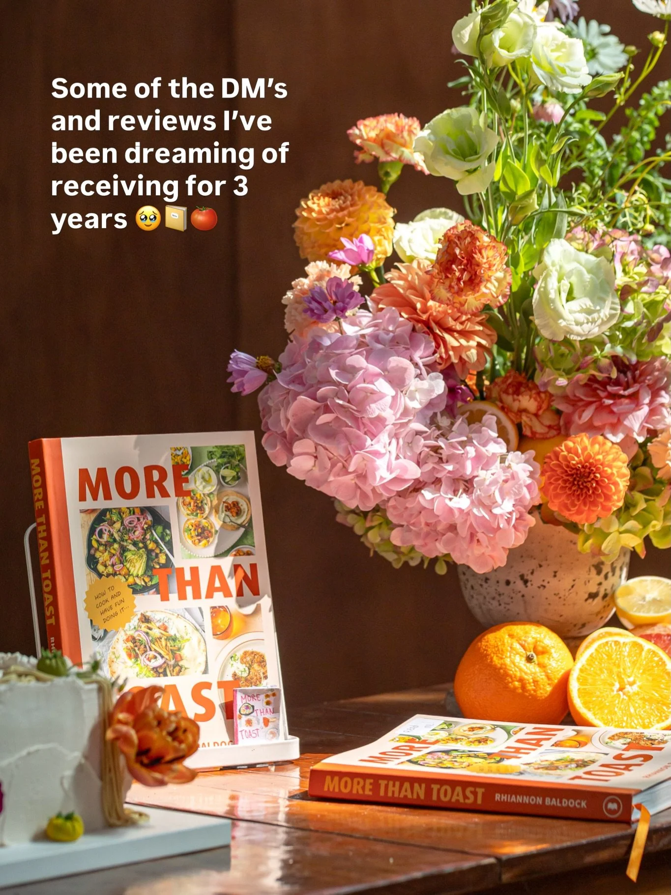 This feeling? Unmatched 🥹 so glad you&rsquo;re loving More Than Toast!! It&rsquo;s 3 years of love and so many tears (lol) and the fact its essence of wanting to teach kitchen confidence is coming across so clearly is FILLING. MY. CUP 🍅🫶

#cookboo