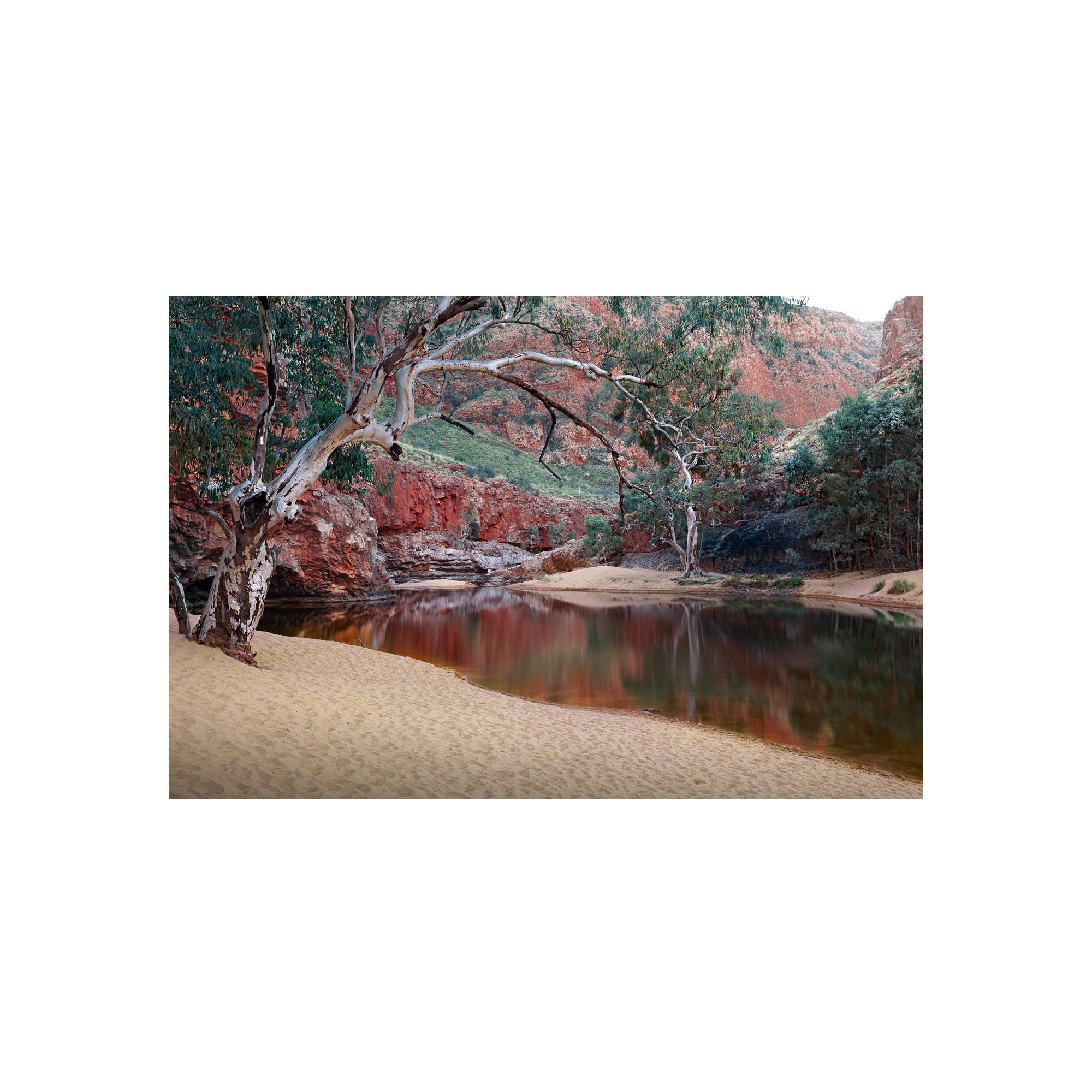 Ormiston Gorge, Australian outback, with reflective pool