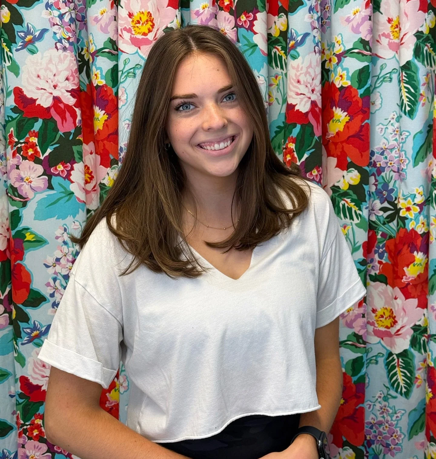 Meet Andee, a delivery driver at GP. A nursing student at OSU, Andee brings her caring spirit beyond the classroom, delivering smiles and fresh blooms all over Stillwater. Active in her sorority and always spreading good energy, she&rsquo;s the frien