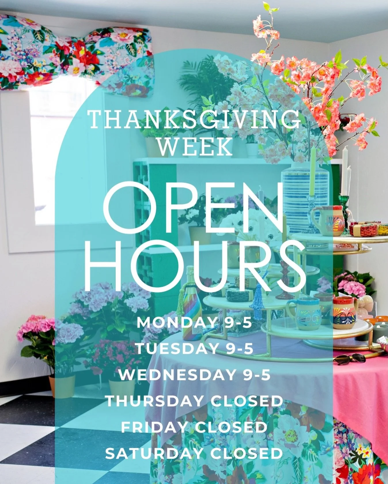Thanksgiving countdown is officially on! 🦃✨
Place your centerpiece orders now - we&rsquo;re delivering through Wednesday. 🚛 And if you&rsquo;re more of a &ldquo;swing by on the way&rdquo; person, we&rsquo;ll have grab-and-go fall arrangements stock