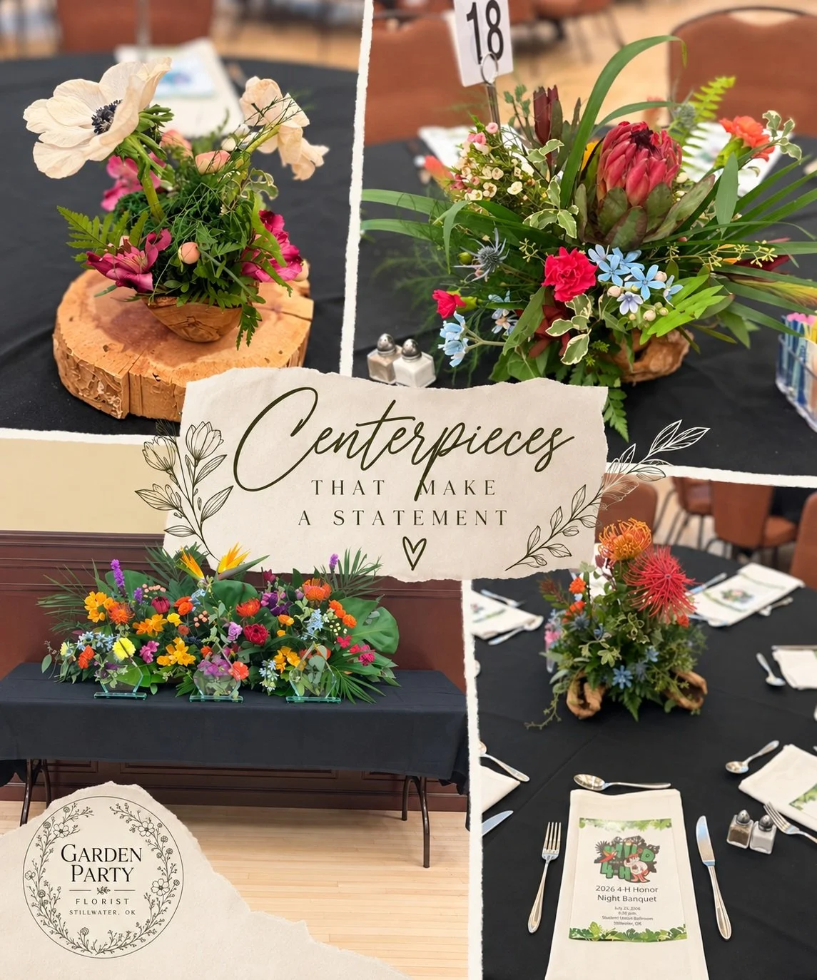 This summer has been all about pushing our limits. We are grateful to work with the 4H Foundation and their willingness to let our creativity to flow! 🍀💐