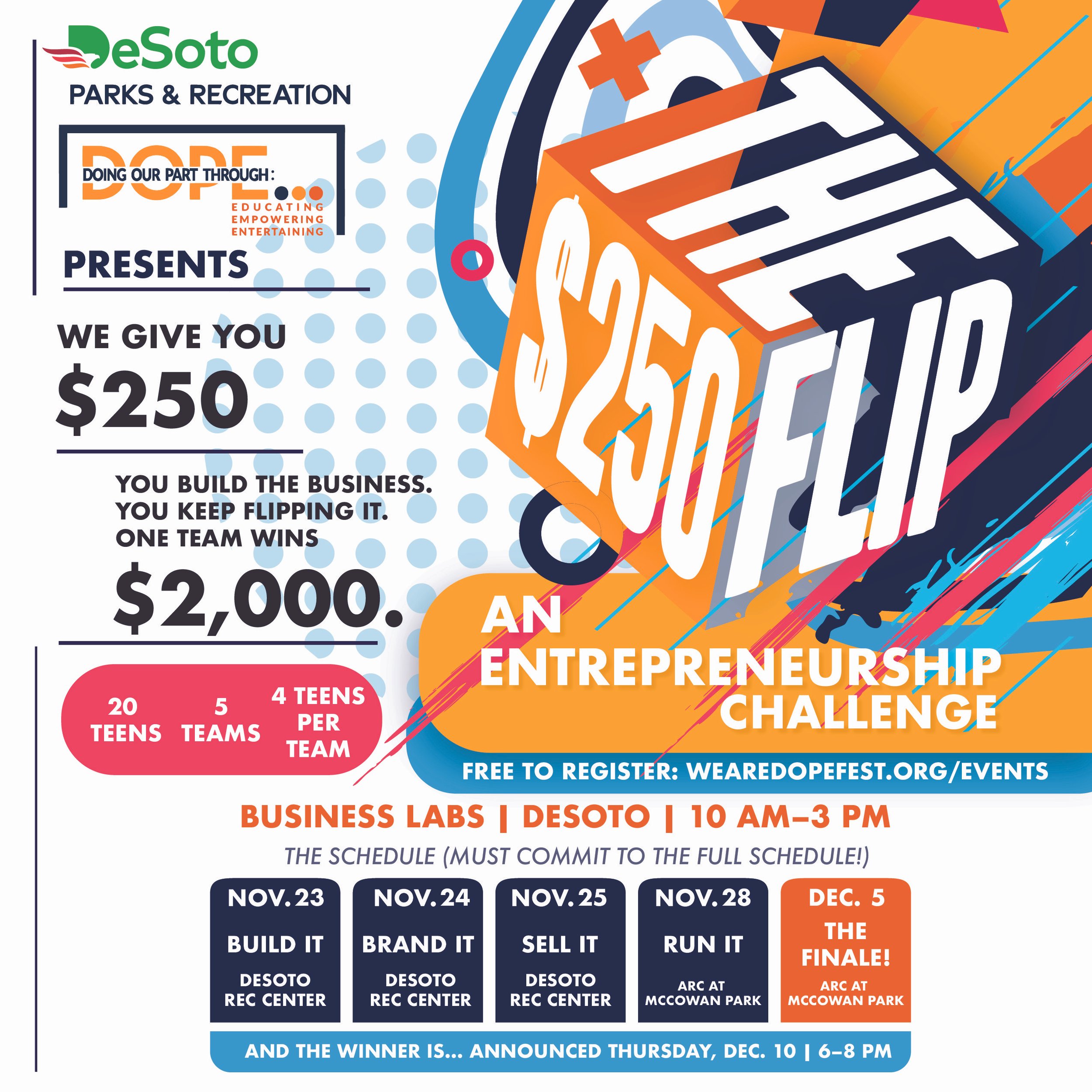 The $250 Flip Entrepreneurship Challenge