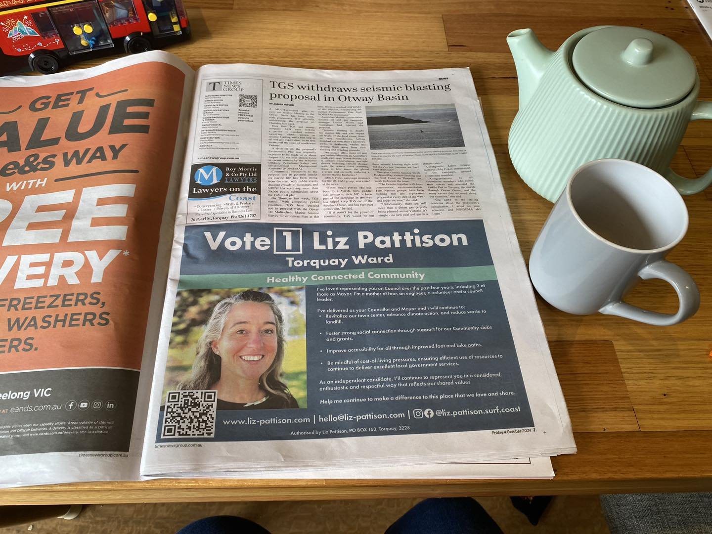 A good read in the Surf Coast Times 🤩

Liz Pattison Surf Coast