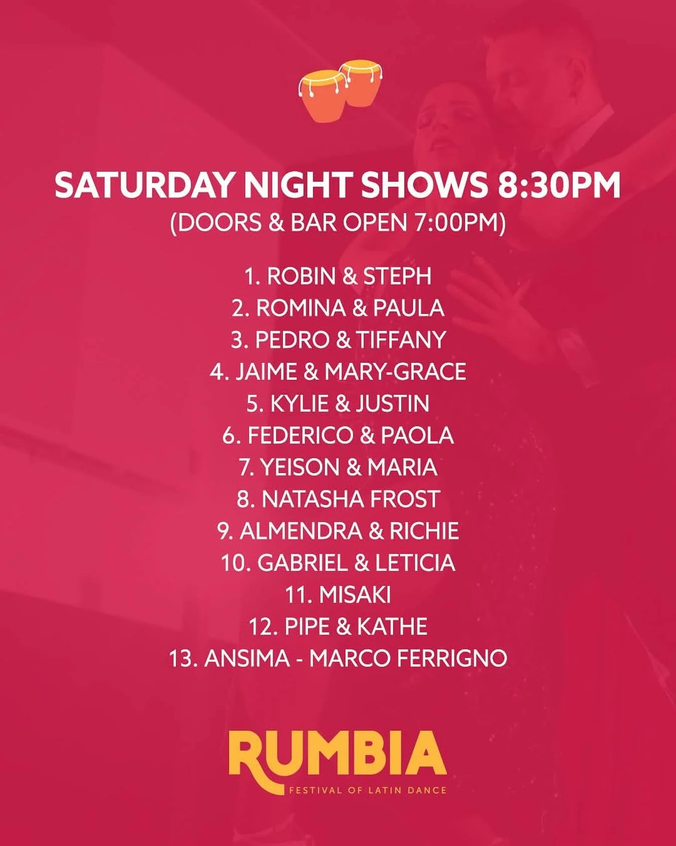 Are you ready for tonight 🔥🔥🔥 Damn you can&rsquo;t miss this line up! Tickets still available online.

#saturdaynight #rumbia #letsgo #jointheparty