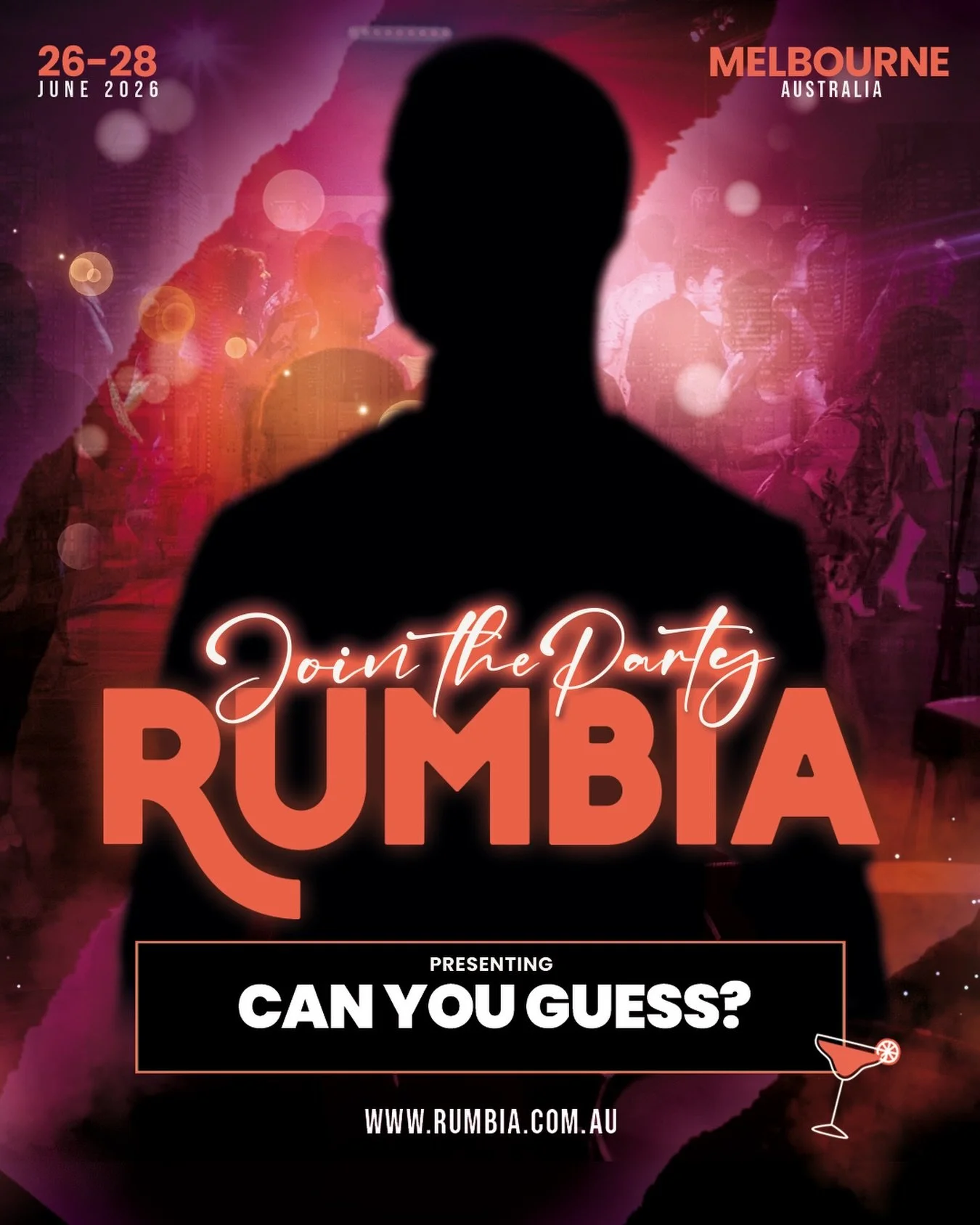 We have just confirmed another incredible international artist for Rumbia 2026! Can you guess who it is? Comment below 👀 

#rumbiafestival #2026 #internationalartist