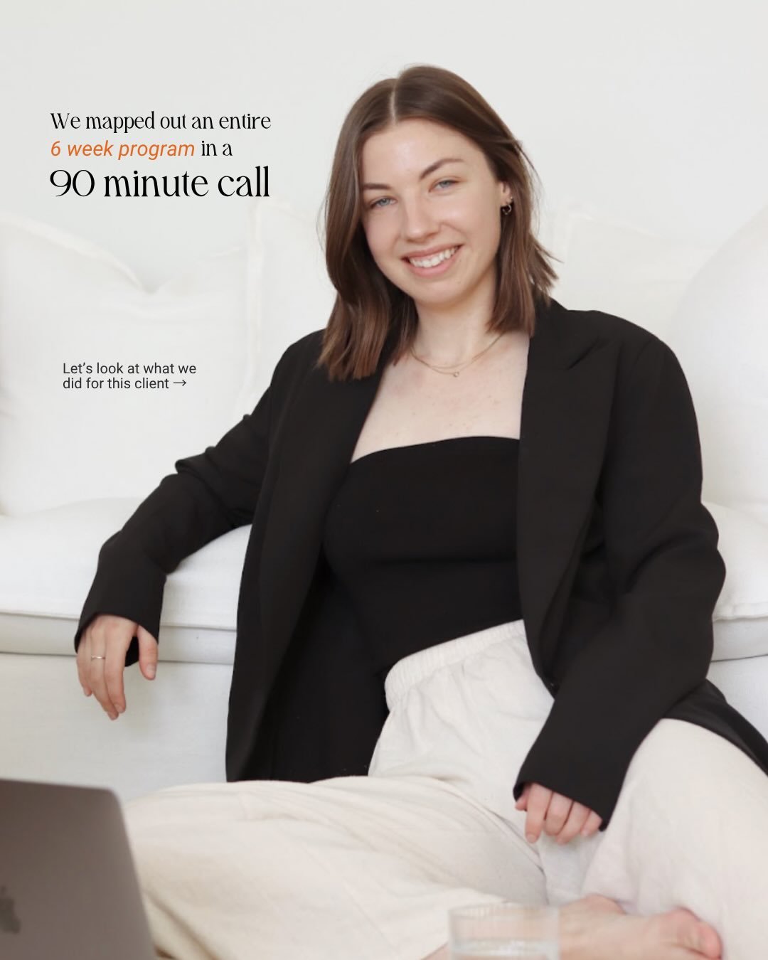 A little behind the scenes from a recent onboarding&hellip;

She came to us with an in-person offer, a 6-week nutrition program, and wanted to bring it online.

Within 90 minutes, we mapped out her entire 6-week program.
Not just the content&hellip; 