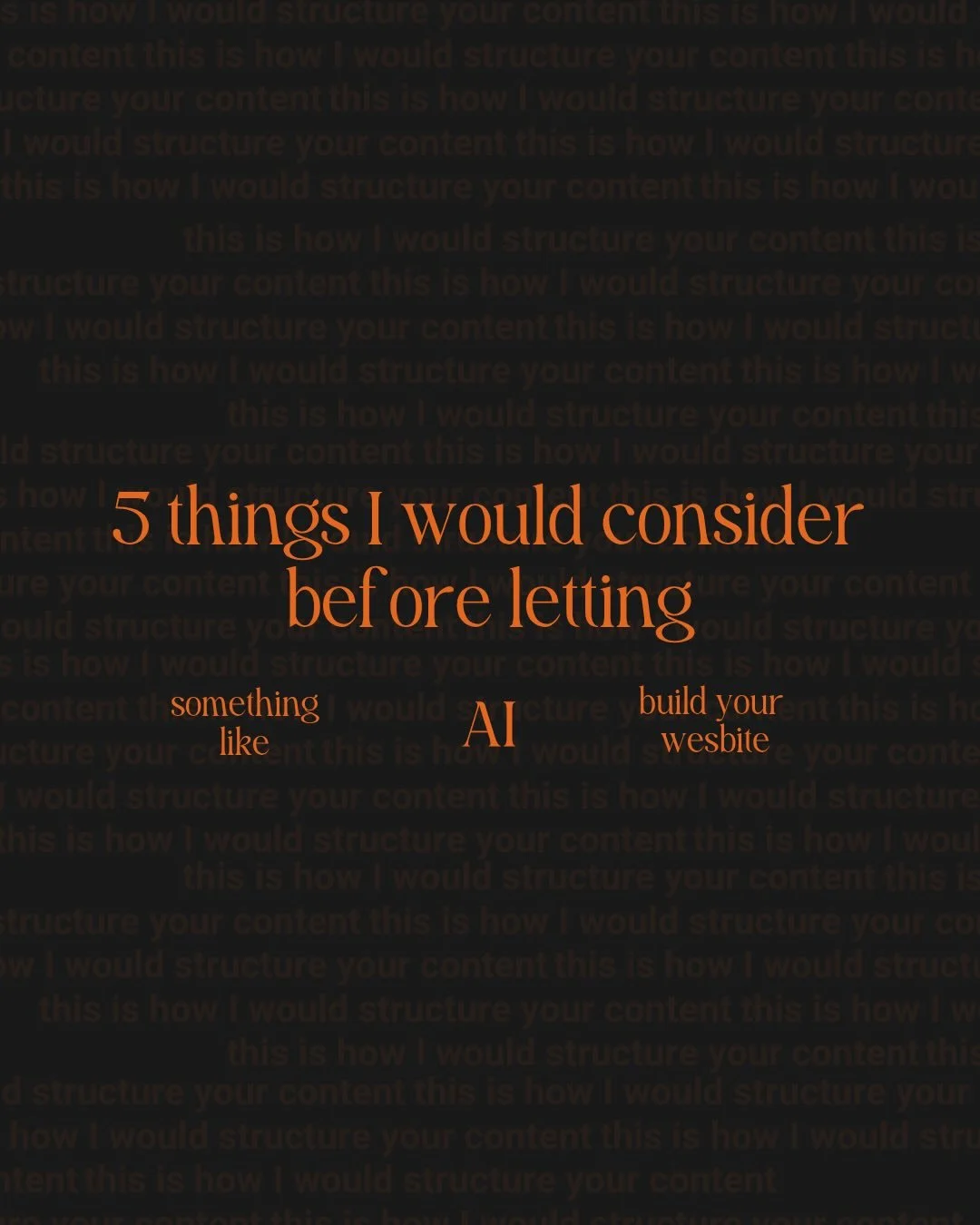 We are seeing A LOT of coaches recommend using AI to build out websites, BUT nobody&rsquo;s talking about what happens after they&rsquo;re built 🙂&zwj;&harr;️

Like anything that you can have immediately, there is usually a cost..

For an AI website