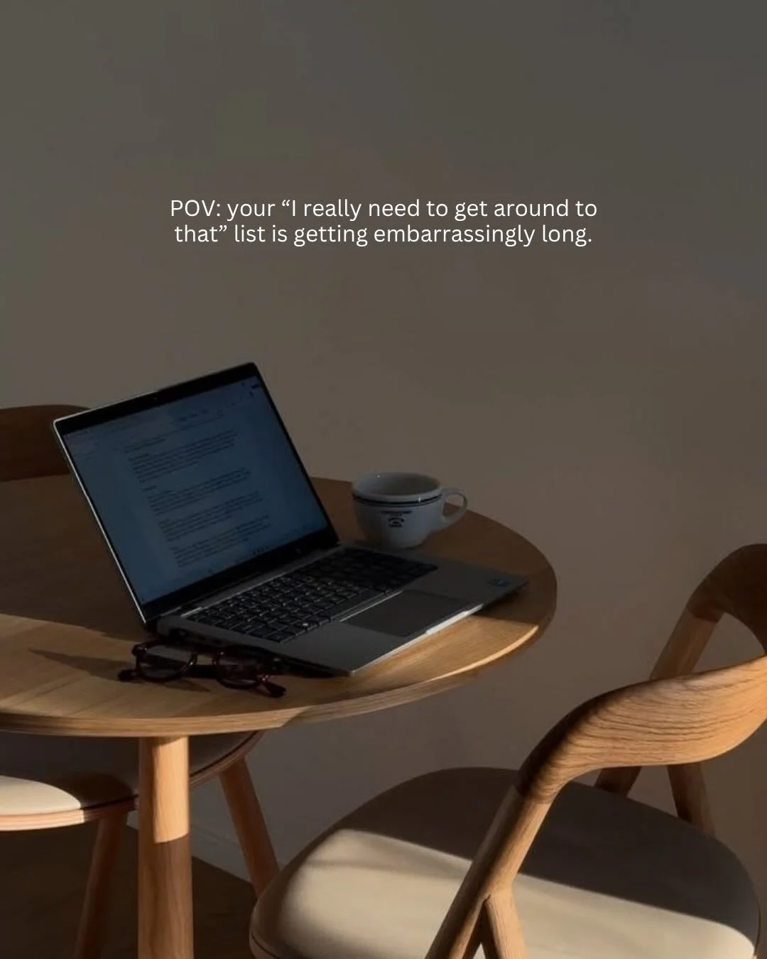 We painted a little scenario for you&hellip;and if it felt very familiar, maybe this story is actually about you 👀

Your business is established and things are moving BUT there&rsquo;s a growing list of &ldquo;I really need to get around to that&rdq