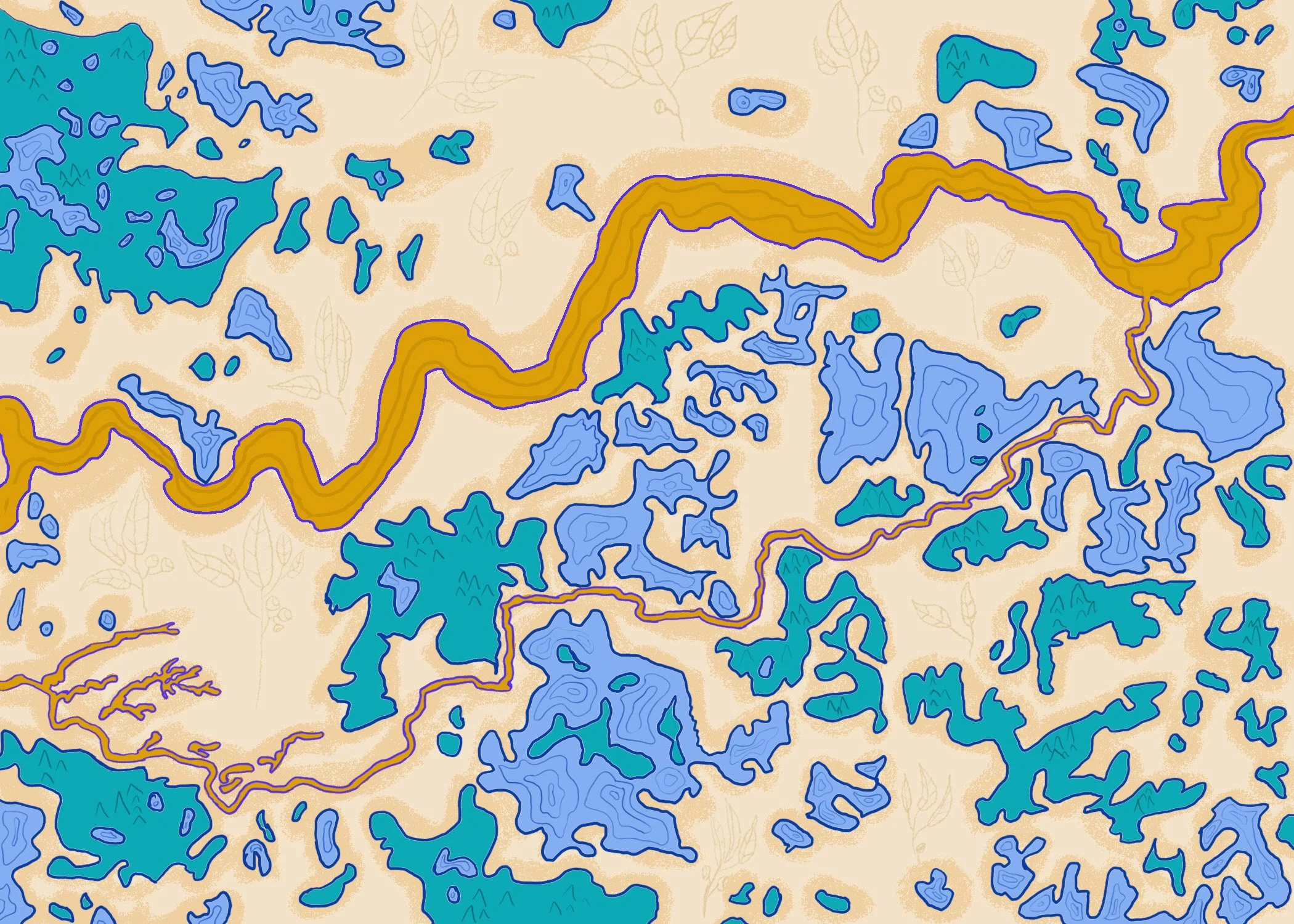 Thinking of Ulupna:


I am from the Ulupna Clan of the Yorta Yorta Nations. Living in the city, I often long for the quiet of the bush and Ulupna Island.

As river people, the waterways are central to our identity. The 'big' river in the image, runni