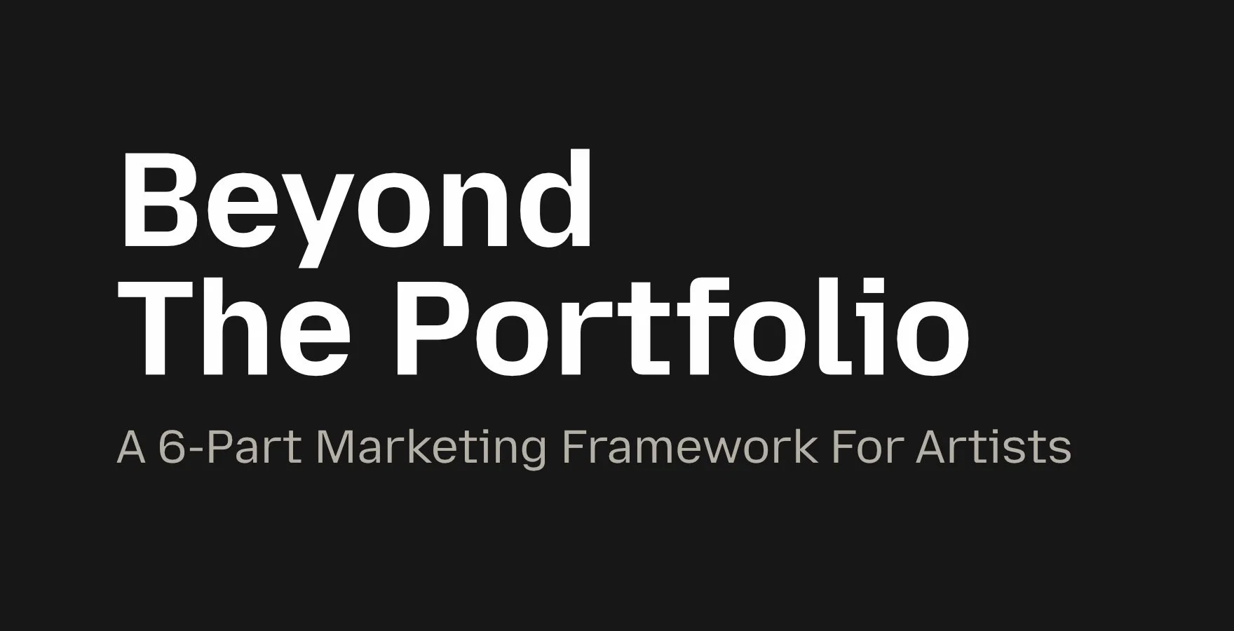 My boy Edward Phelps presented his “Beyond The  Portfolio” artists marketing framework