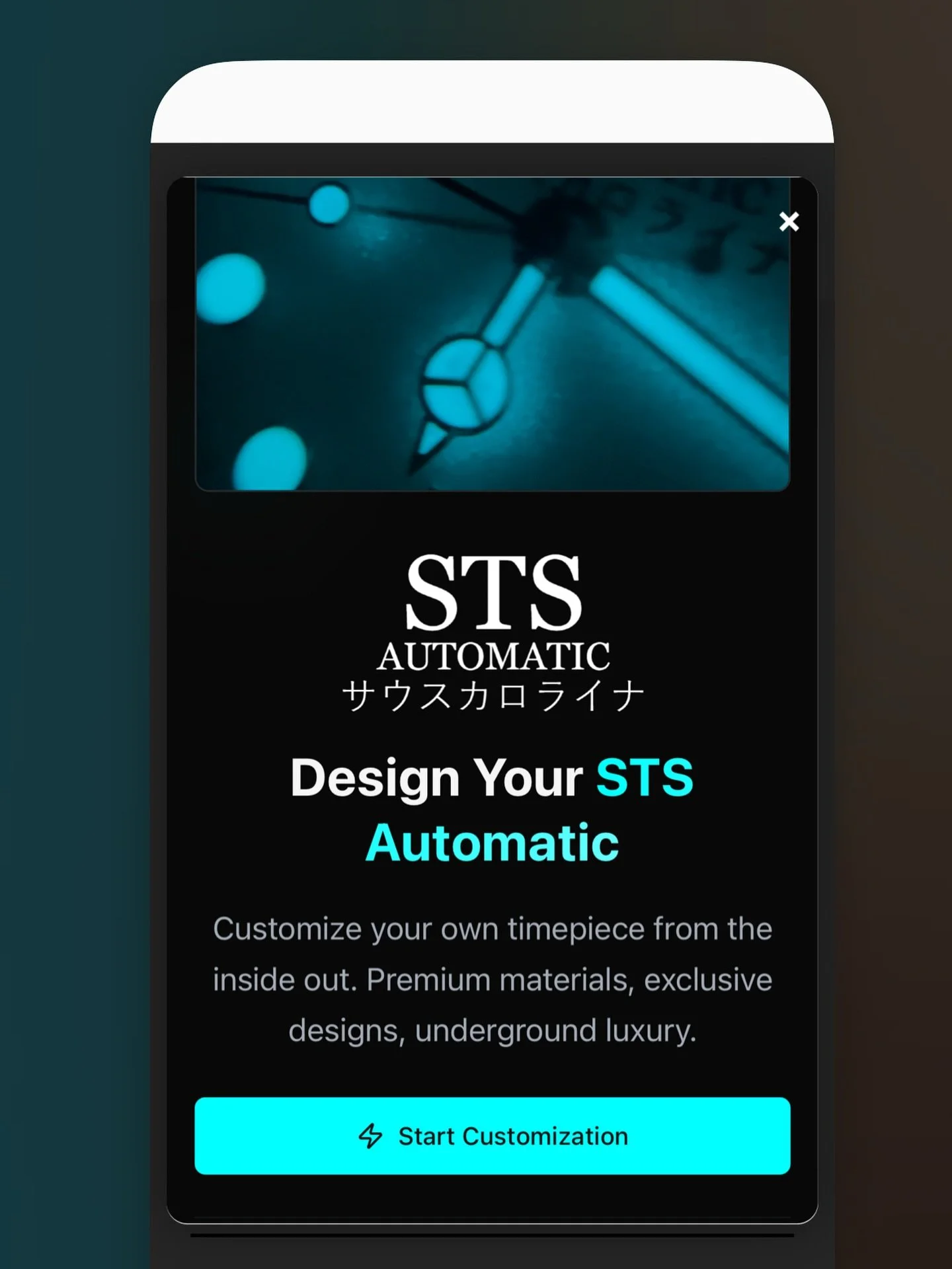 Introducing STS Blueprint&mdash;our first in-house app that puts design in your hands.
Build your own watch. Choose every detail. Make it yours.

#STSBlueprint #StrengthToSucceed #stsautomatic #apps #automaticwatch #custom