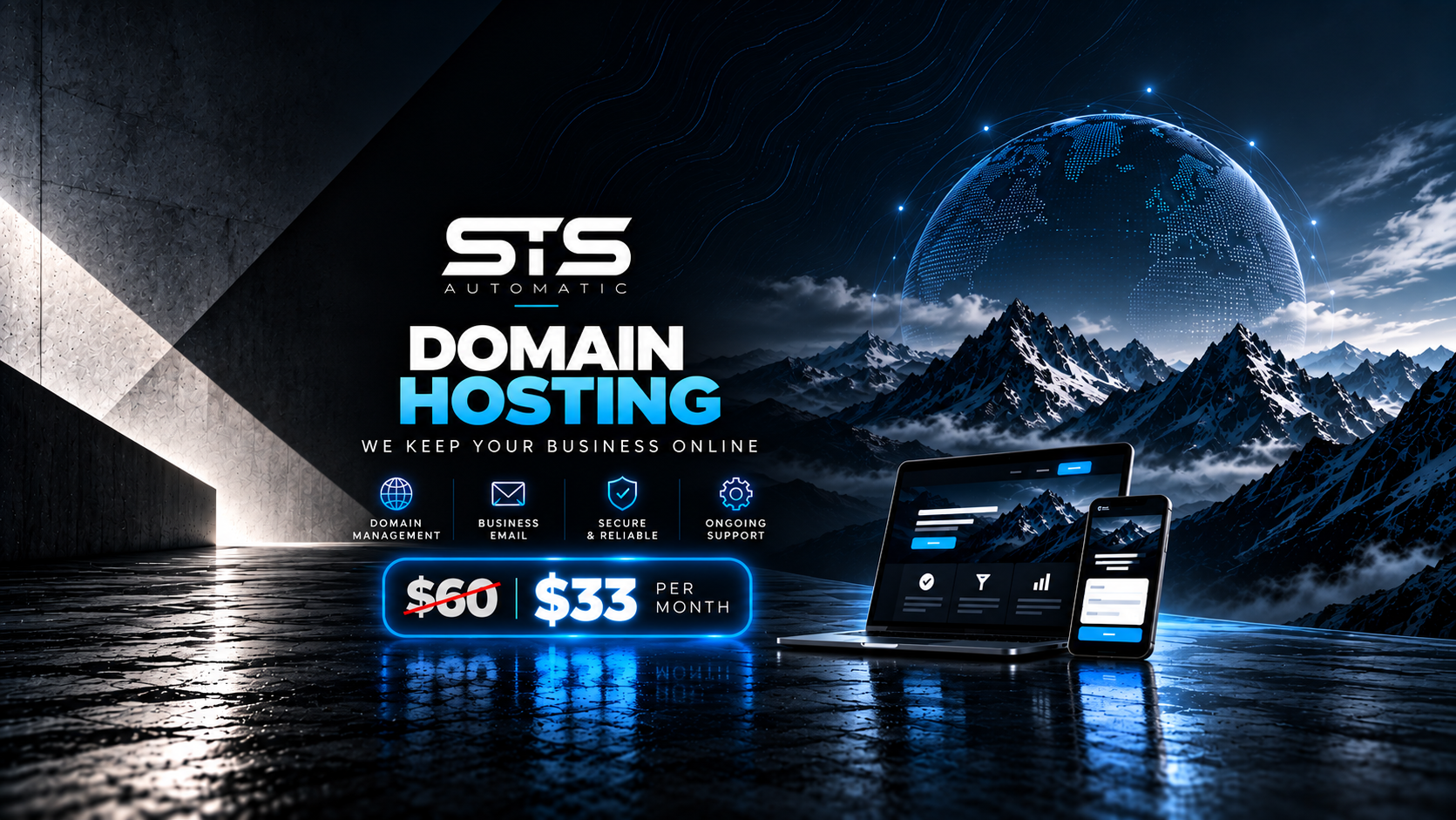 Managed Website Hosting & Domain Services