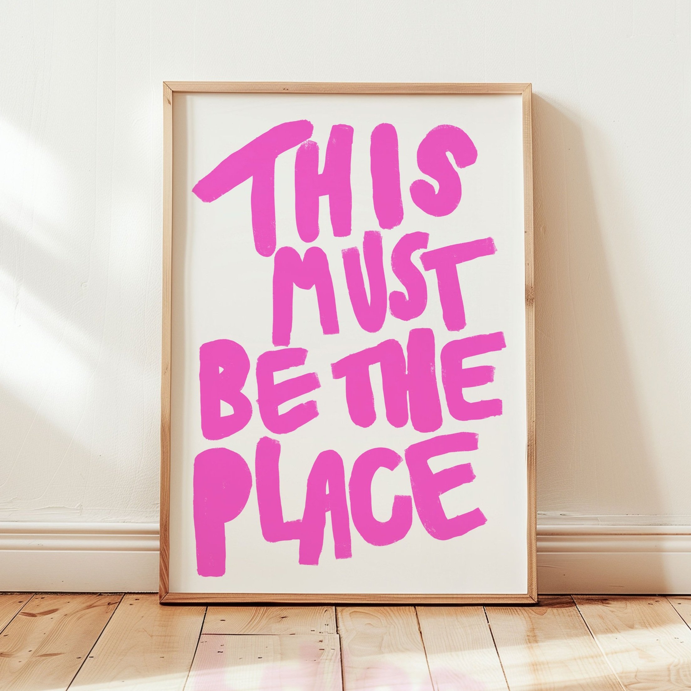 This Must Be The Place - Pink