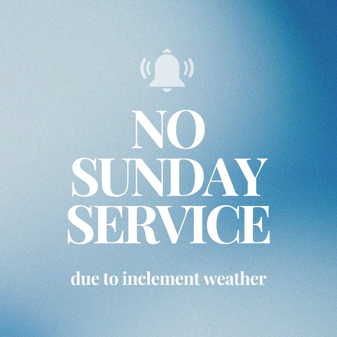 Due to hazardous weather conditions, we will be cancelling our Sunday Service for January 25. There will be a short devotion live stream on our Facebook @11AM. Stay safe and God bless ❤️