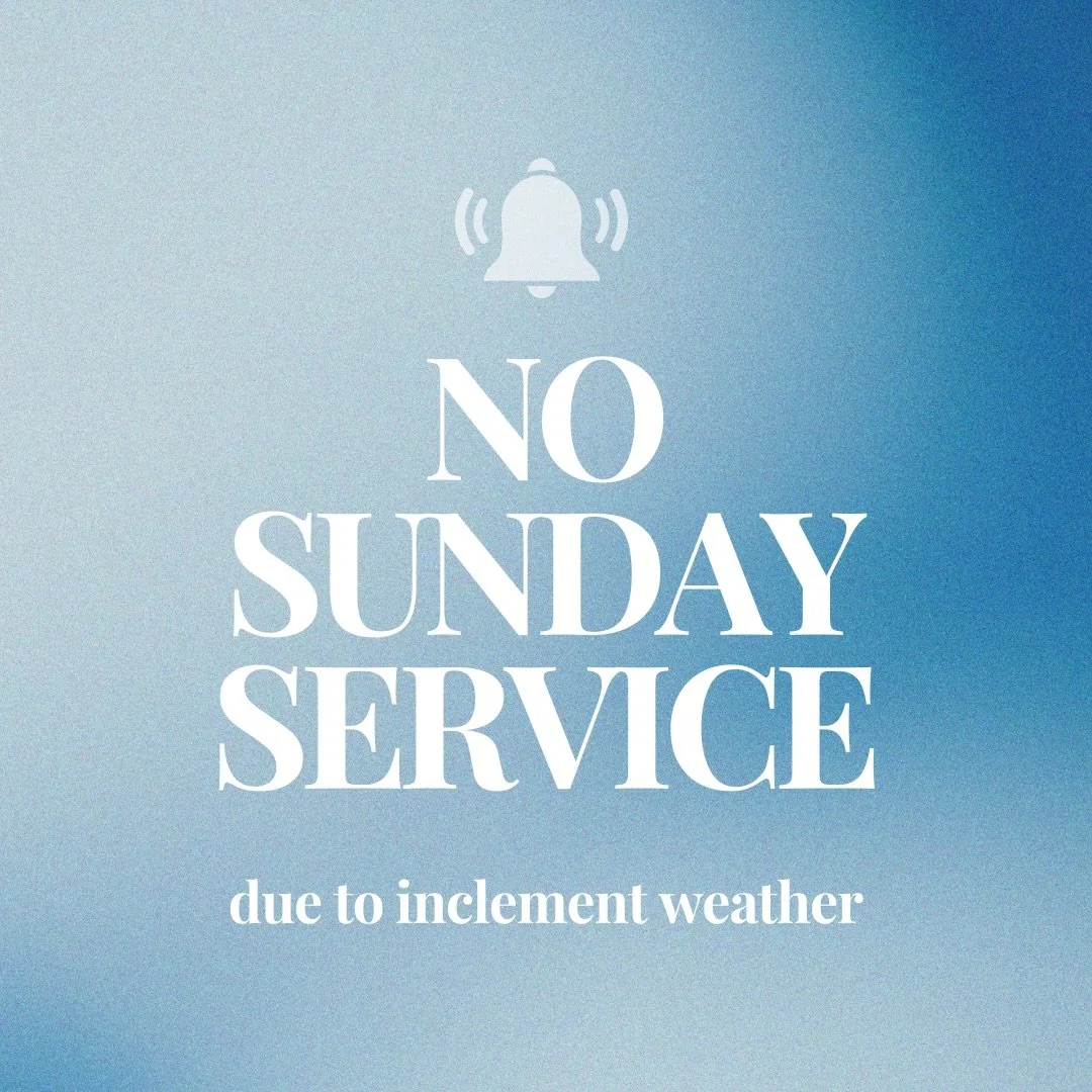 Due to hazardous weather conditions, we will be cancelling our Sunday Service for January 25. There will be a short devotion live stream on our Facebook @11AM. Stay safe and God bless ❤️