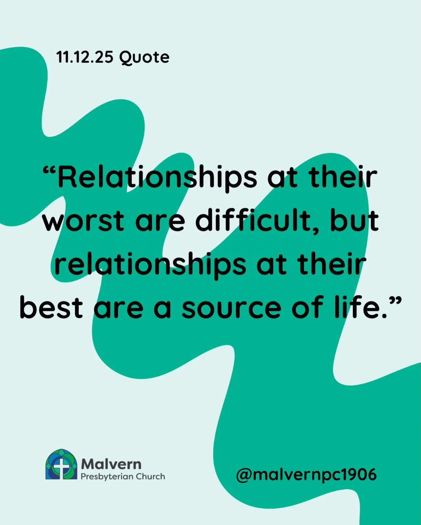 &ldquo;Relationships at their worst are difficult, but relationships at their best are a source of life.&rdquo; ❤️&zwj;🔥

As God&rsquo;s people, we&rsquo;re called to be instruments of redemption for one another. 🌿🤝 Every act of encouragement, for