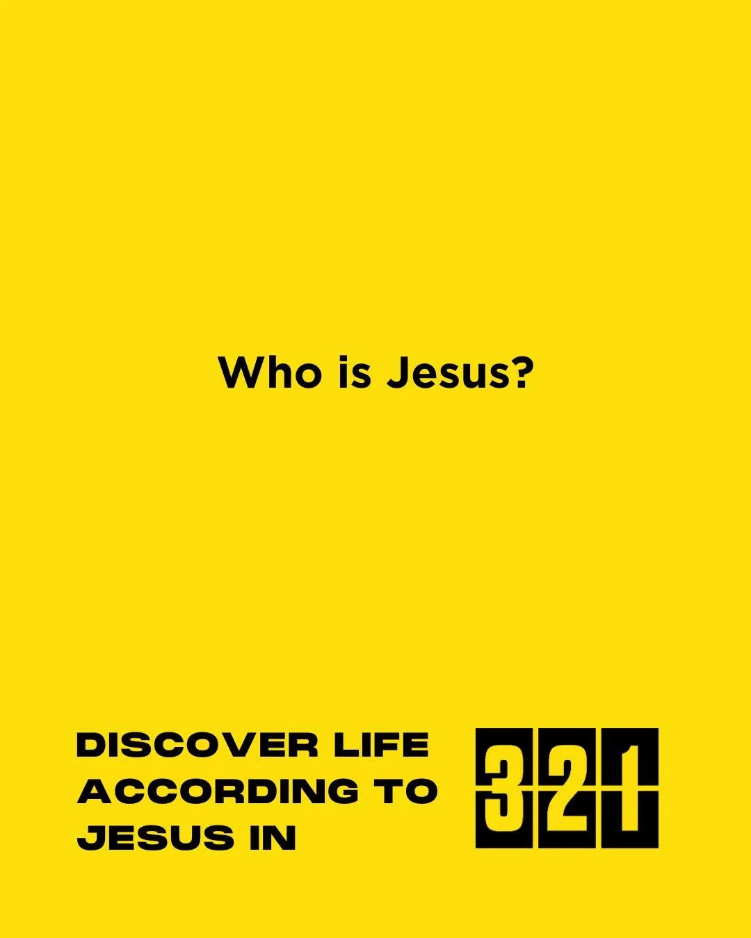 What if seeing life differently could change everything? ✨

321 explores three simple claims Jesus makes about life and why they matter more than we think.

Four sessions.
Real conversations.
No pressure.

Just a chance to step back and consider Jesu
