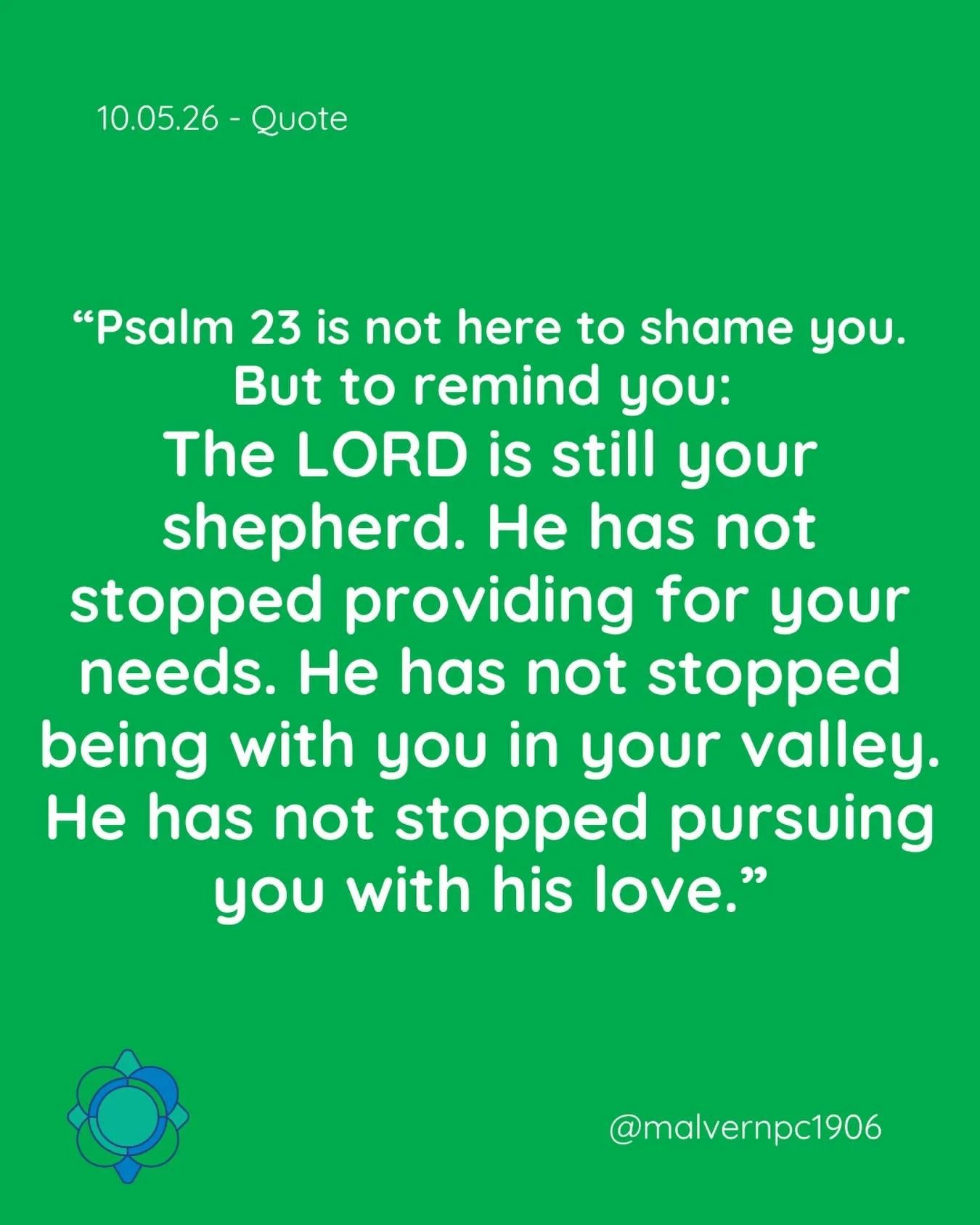 🌿 For the one who&rsquo;s quietly slipped back into self-shepherding&hellip;

Let these words sink deep into your soul. 
Which promise is comforting you most right now? 
Take a moment and rest in it. 🙏

See you tomorrow 🫶🏼✝️