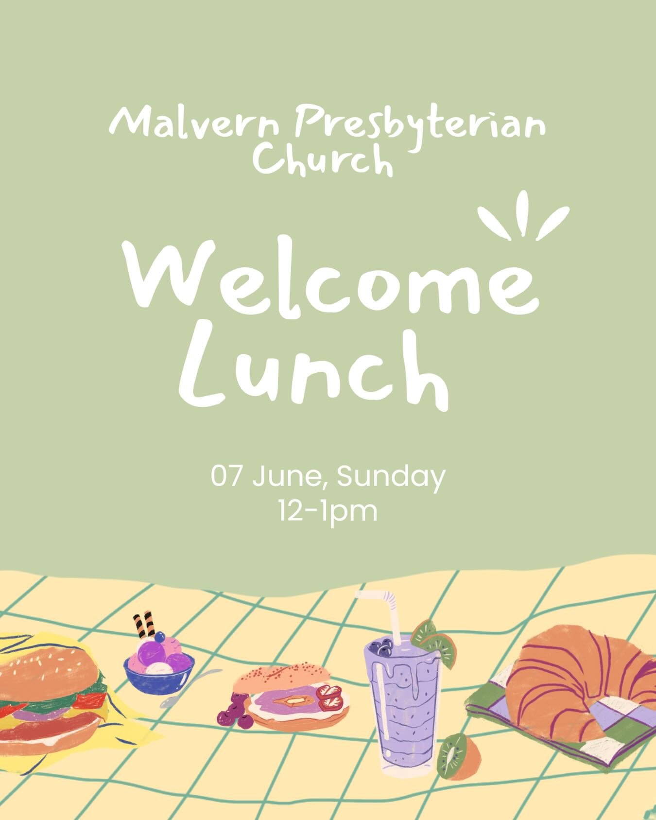Food + Friends + Faith = the best Sunday combo! 🎉

Don&rsquo;t miss our Welcome Lunch &mdash; perfect for newcomers and long-time friends alike. 

Let&rsquo;s break bread together! 🥖🙌

After the service, see you there! 

#welcometothetable #malver