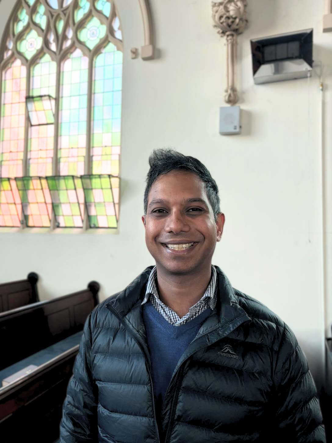 Student Pastor and Connections Director Aditya Kuthalam.