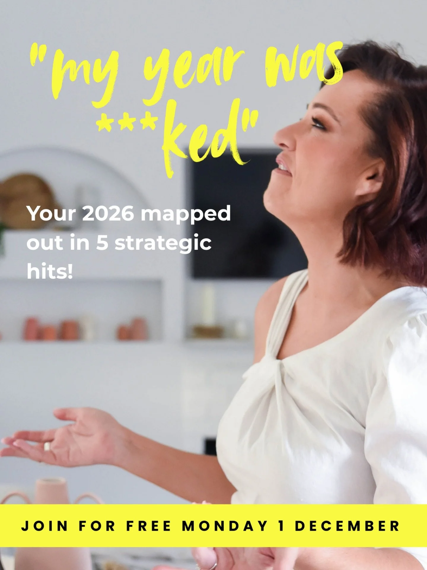 If you&rsquo;re rolling into the end of the year thinking,
&ldquo;Wow&hellip; this year really slapped me around!&rdquo; 
&ldquo;Yep&hellip; this year did NOT go how I planned,&rdquo;
&mdash; this is for you.
 (And no&hellip; you&rsquo;re not the onl