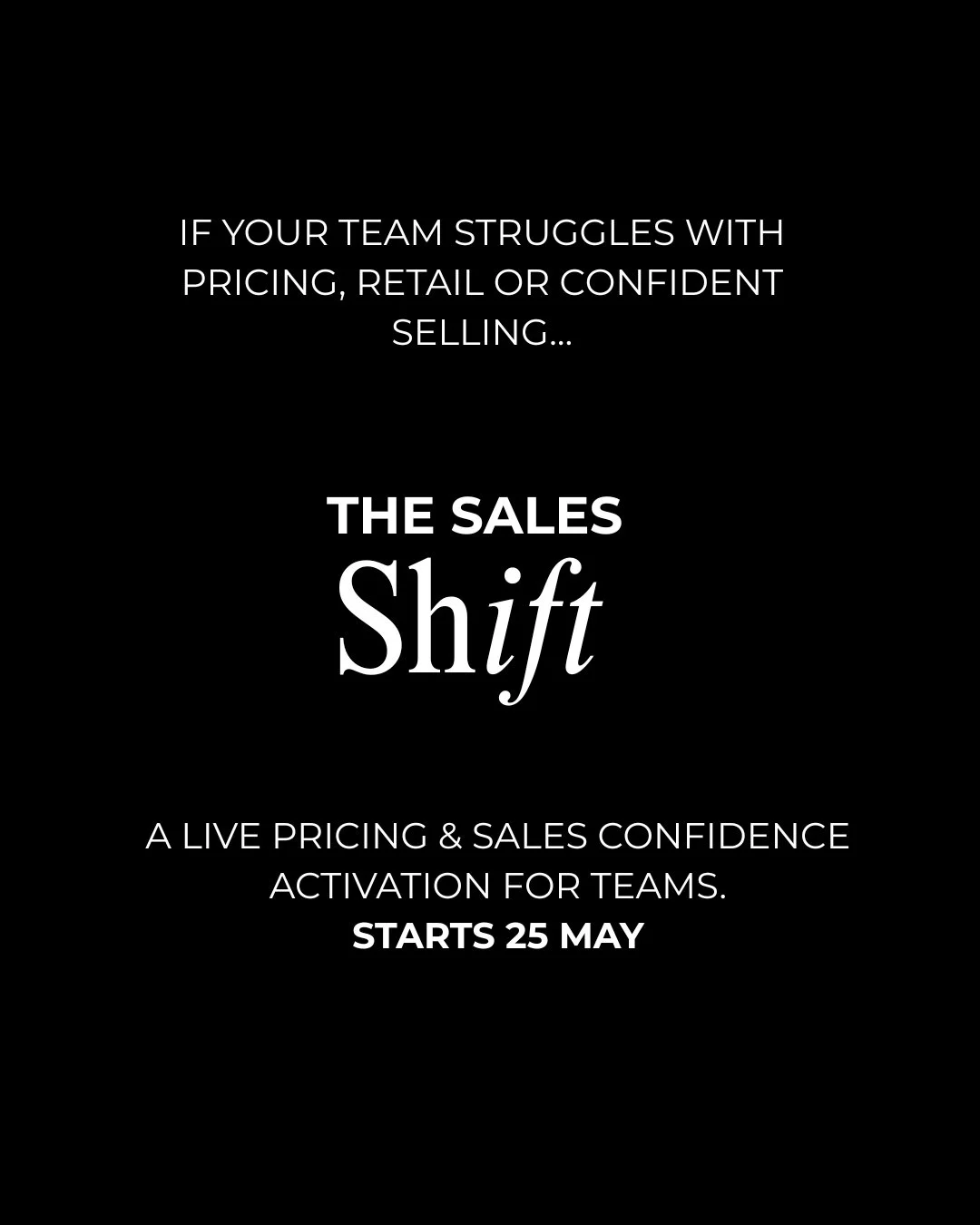 I&rsquo;ve worked in salons, trained teams &amp; coached businesses for years&hellip;
and the biggest thing I keep seeing?

It&rsquo;s NOT that teams don&rsquo;t know enough.

It&rsquo;s that the second pricing, retail or sales enters the conversatio