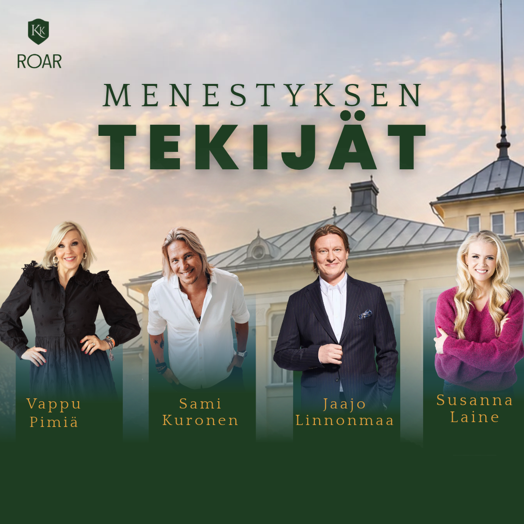 Menestyksen tekijät-iltapäivät Kuokkalan Kartanossa!