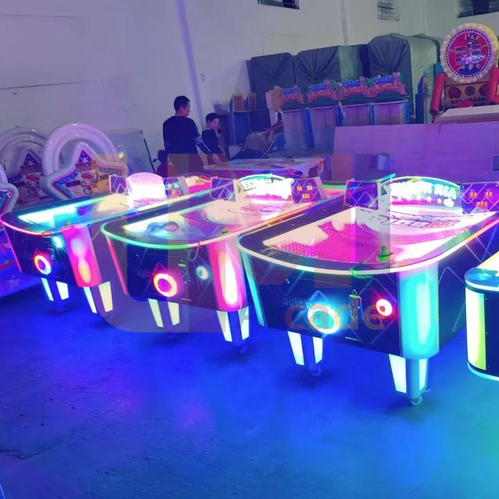 Curved surface Air Hockey-Wooden Cabinet