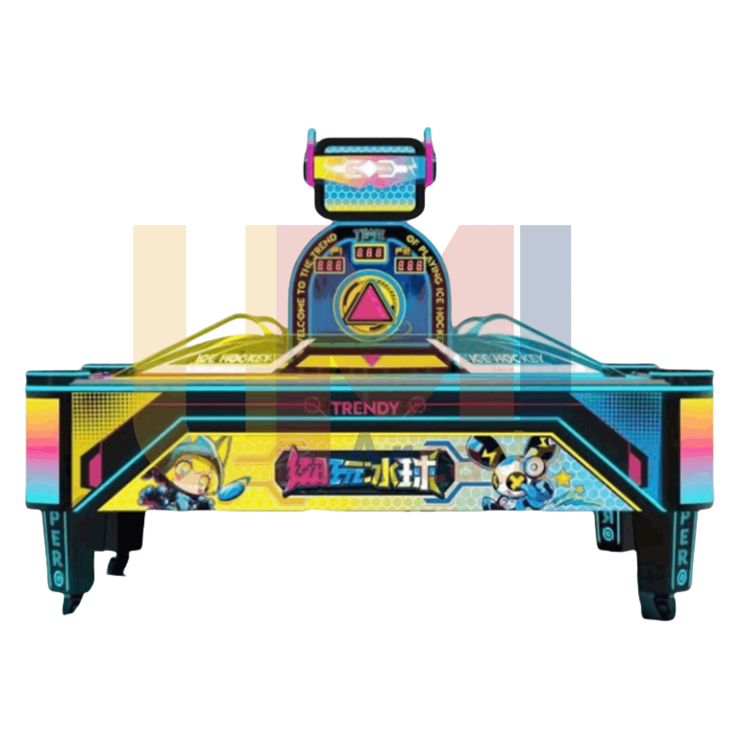 arcade automatic multi-ball hockey machine