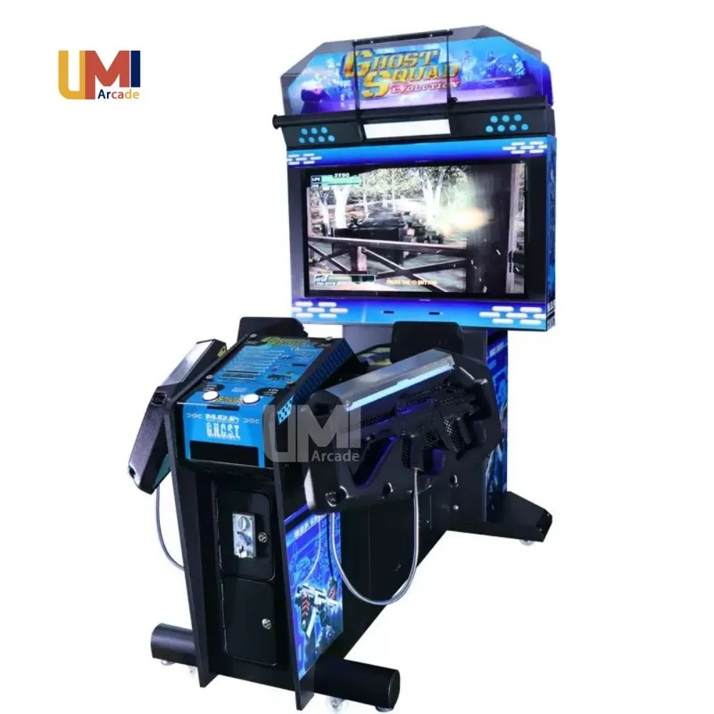 Coin-operated arcade shooting game machine