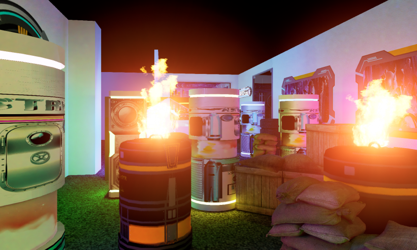 Indoor Laser Tag Arena Design