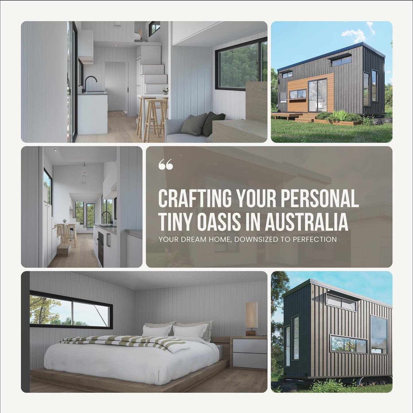 When it comes to creating your personal oasis, the possibilities are endless&mdash;from customising your Tiny Home to planning the perfect outdoor space and organising your belongings just right.

Book a free 3D virtual tour today and experience how 
