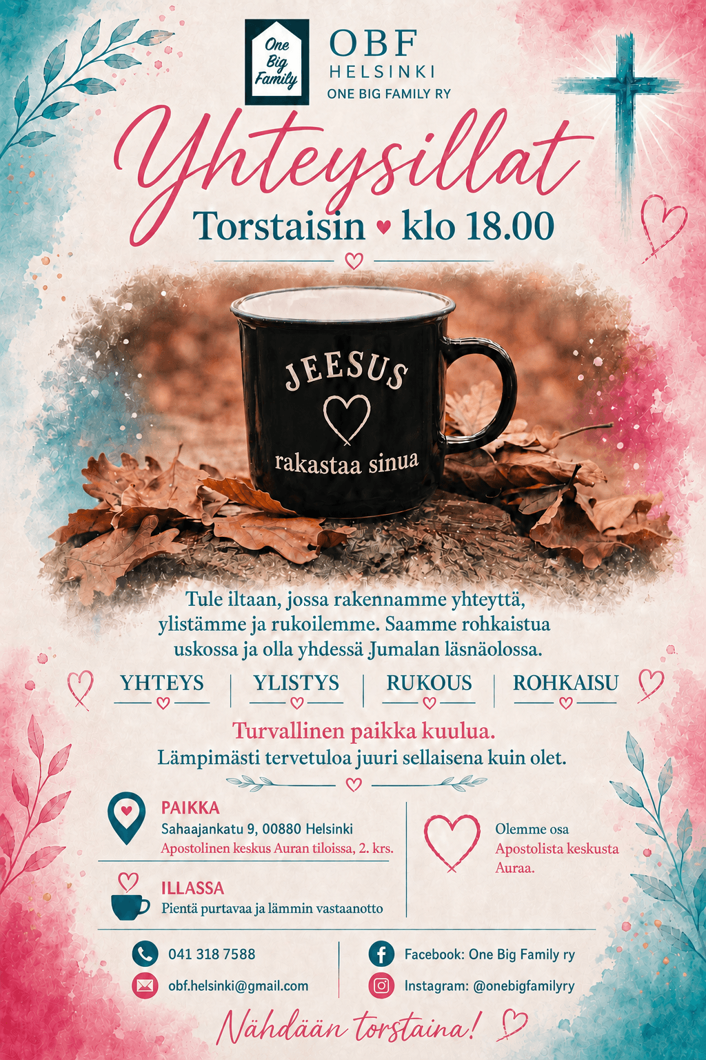 yhteysillat helsingissä -juliste