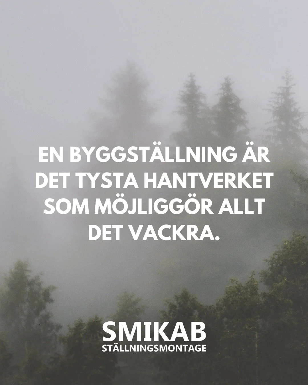 Nu tar vi p&aring; SMIKAB helg! Efter en vecka fylld av tunga lyft och m&aring;nga mil p&aring; v&auml;garna ska det bli sk&ouml;nt att landa lite. Vi hoppas att ni f&aring;r en fantastisk helg, oavsett om ni tillbringar den p&aring; markplan eller m