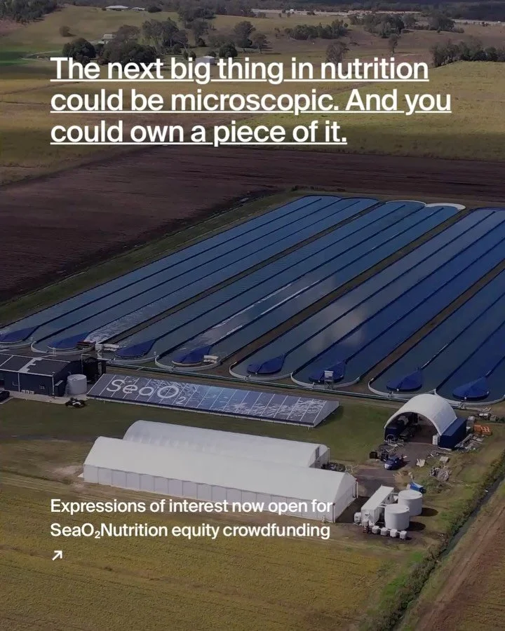 Our crowdfunding Expression of Interest (EOI) is now open.

After years of building, innovating and bringing our vision to life, we&rsquo;re inviting you to be part of the next chapter of SeaO₂Nutrition.

We&rsquo;re on a mission to change the future