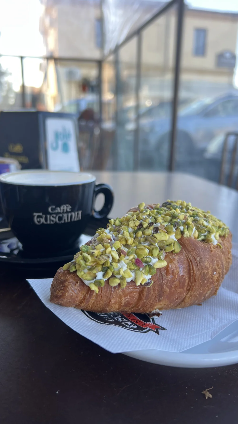 Cornetto con pistaccio