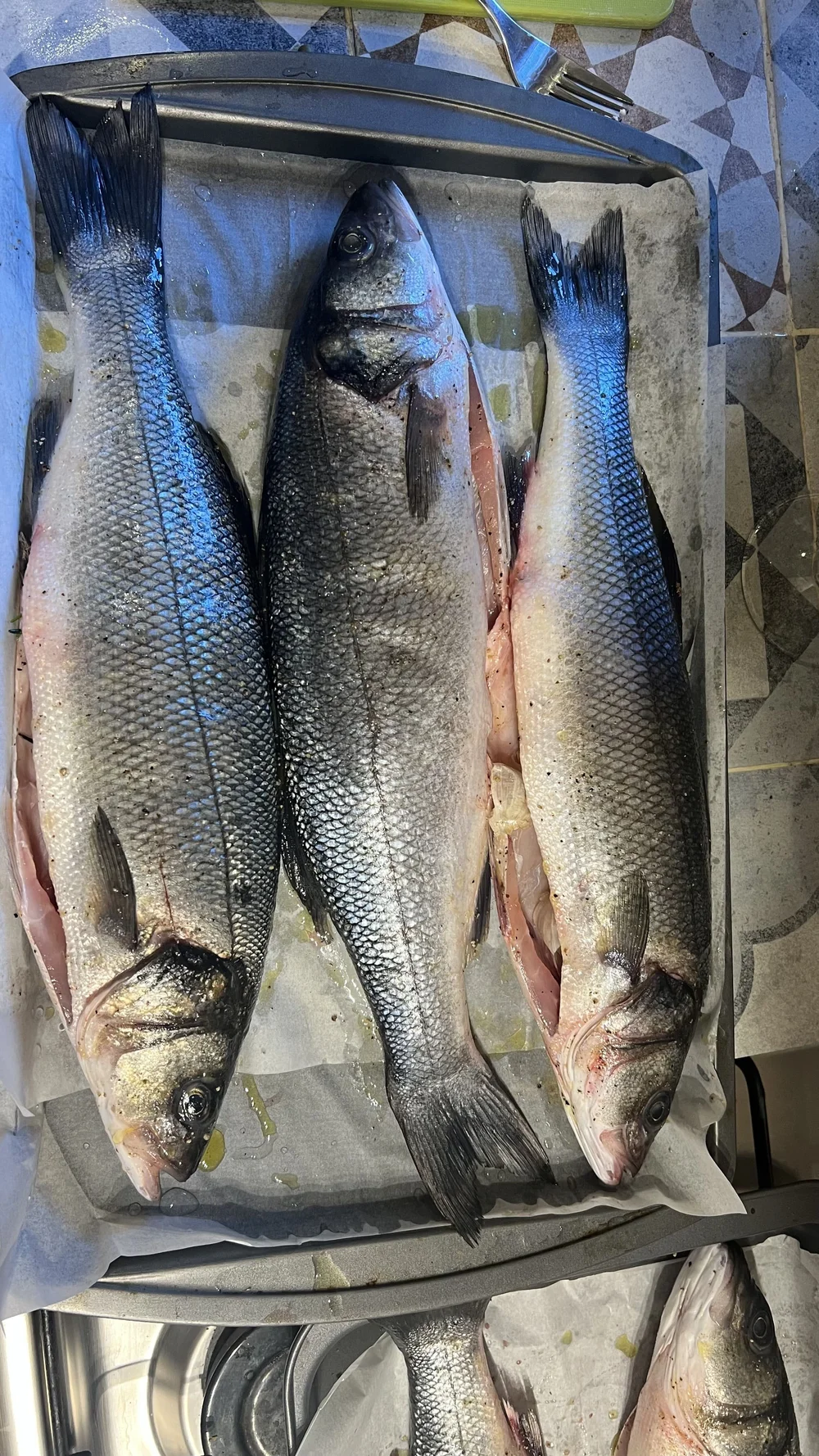 Local fish from Livorno for the main course