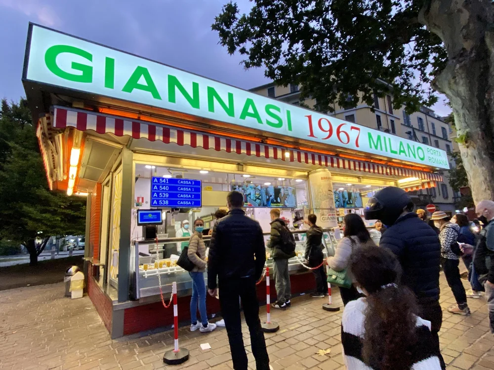 Giannasi's famous food stall